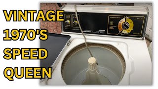 Full Wash: 1970's Speed Queen Solid Tub Normal Load of Shop Towels