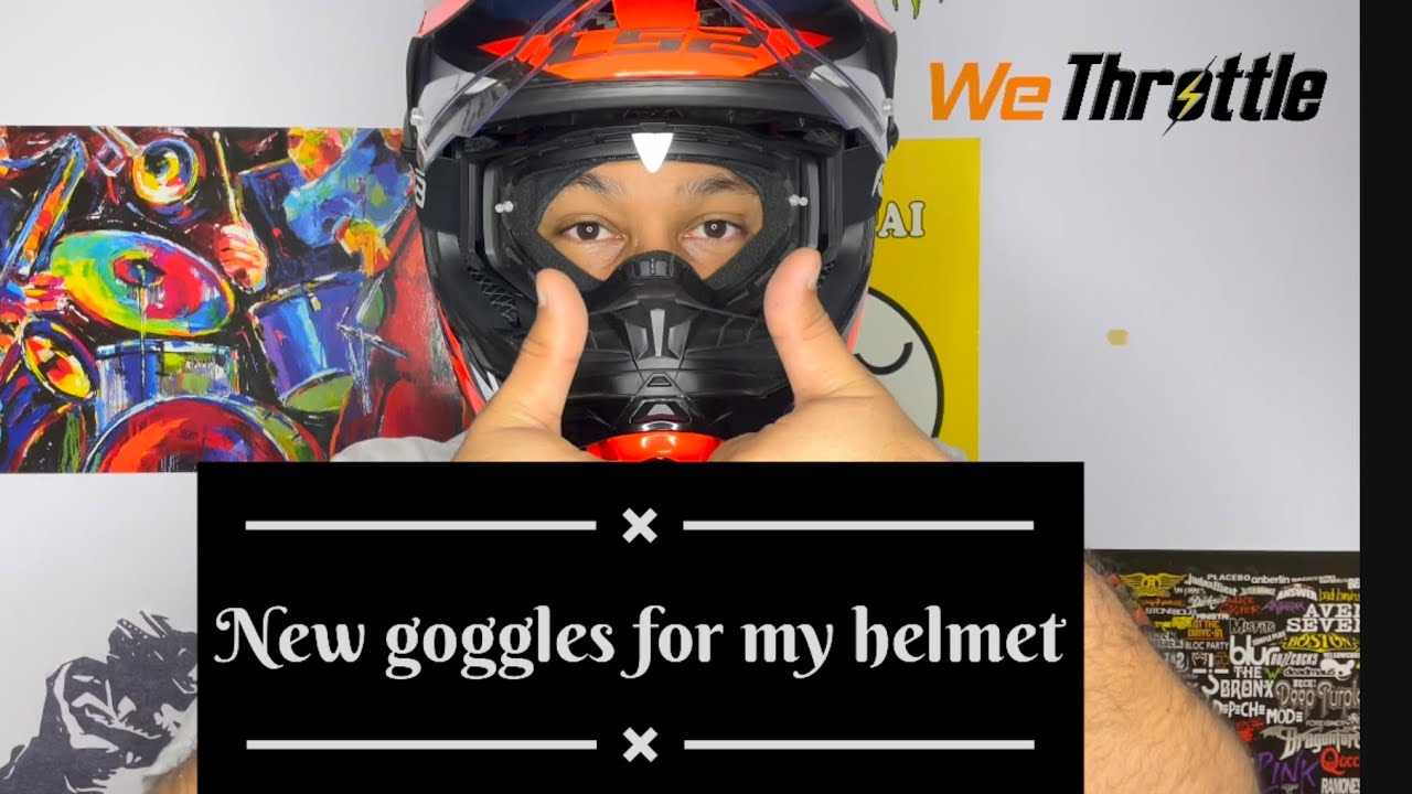 best goggles for ls2 helmets Charger Motorcycle OTG Goggle (Black with Clear Lens) : Automotive softer hypoallergenic for a better skin comfort and maximum sweat absorption LS2 Aura Pro Goggles