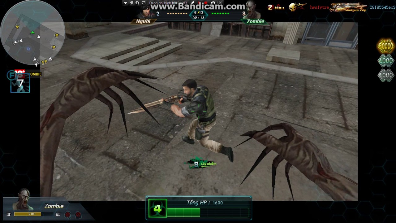 M4a4 Bandage vs zombie chi???n tr?????ng Zombie YouTube