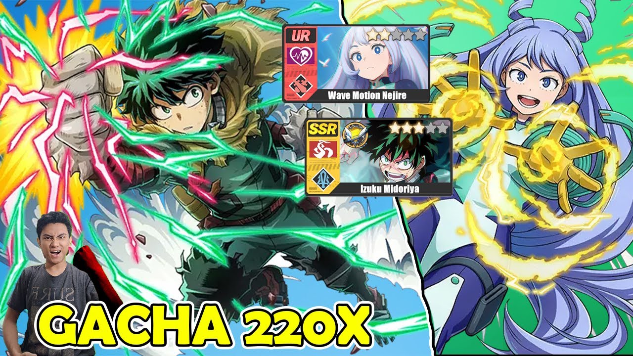 GACHA 220X UNTUK BANNER LIMITED DAN STANDAR! UPGRADE TEAM IZUKU MIDORIA TERKUAT - MY HERO ACADEMIA