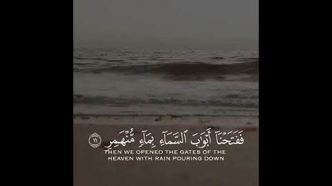 { فَدَعَا رَبَّهُ أَنِّي مَغْلُوبٌ فَانتَصِرْ } سورة  القمر 🌿🤍