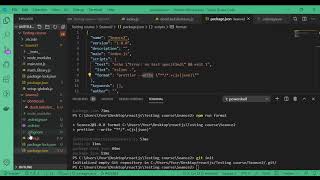 Tester du code javascript : eslint et prettify - partie 5