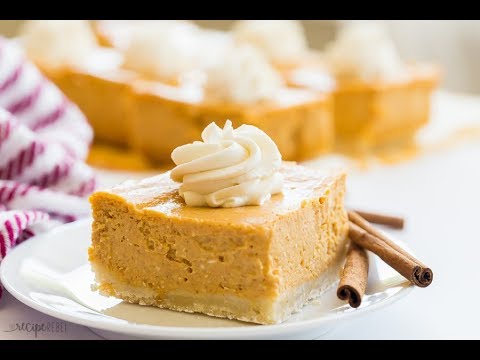 Pumpkin Cheesecake Bars recipe