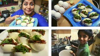 Trying Egg Bhejo Recipe @PriyankaDeshpandeYT | Burmese Egg Recipe | Padma Vlogs