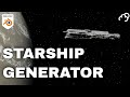 Starship generator blender addon review