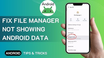 File Manager Not Showing Android Data
