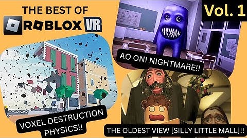 Roblox VR:  Ao Oni Nightmare, Voxel Destruction Physics, & More! | Quest 3s Gameplay