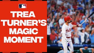 Trea Turner CRUSHES a 3-run homer and receives a CURTAIN CALL!