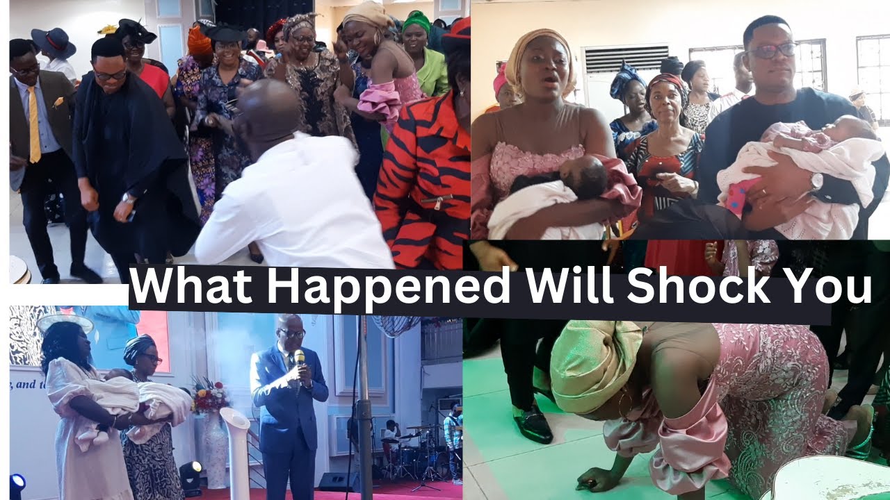 How We Dedicated our Twins To God || Unexpected Event Happened | Was Surprised 