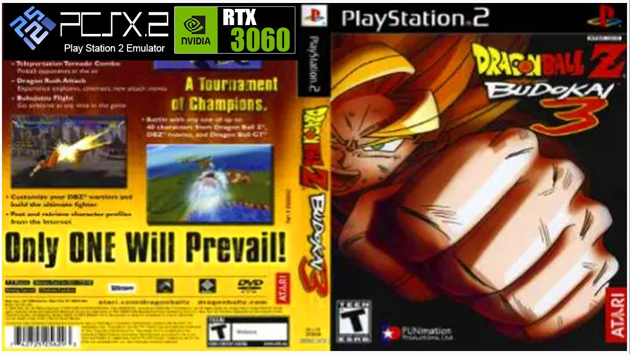 Boîtier Dragon Ball Z Budokai 3 Collector – PS2 – Bon état, Jaquette Incluse