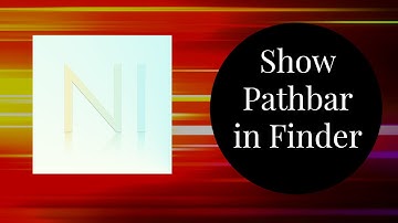 Show Path Bar In Finder
