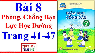 Giáo Dục Công Dân 7 Bài 8 | Phòng Chống Bạo Lực Học Đường | Trang 41 – 47 | Chân Trời Sáng Tạo