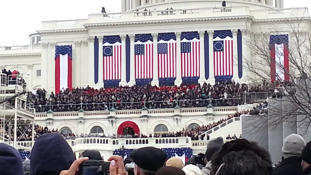 Singing Inaugration Beyonce singing at Obama's 2nd Inauguration - YouTube