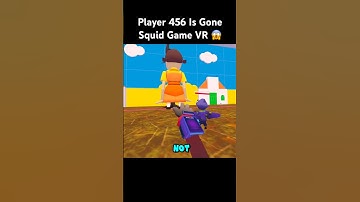 Player 456 Is Gone 😱 Squid Game VR Gorilla Tag #squidgame2 #gorillatag #vr