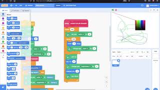 how to make paint selector using scratch