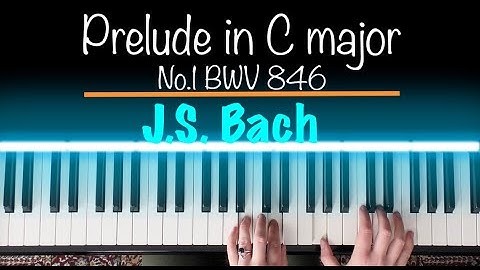 Prelude in C major No.1 - J.S. Bach [Piano Tutorial]