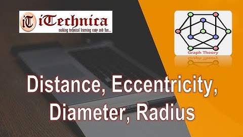 19. Distance, Eccentricity, Diameter, Radius with example