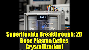Superfluidity Breakthrough: 2D Bose Plasma Defies Crystallization!