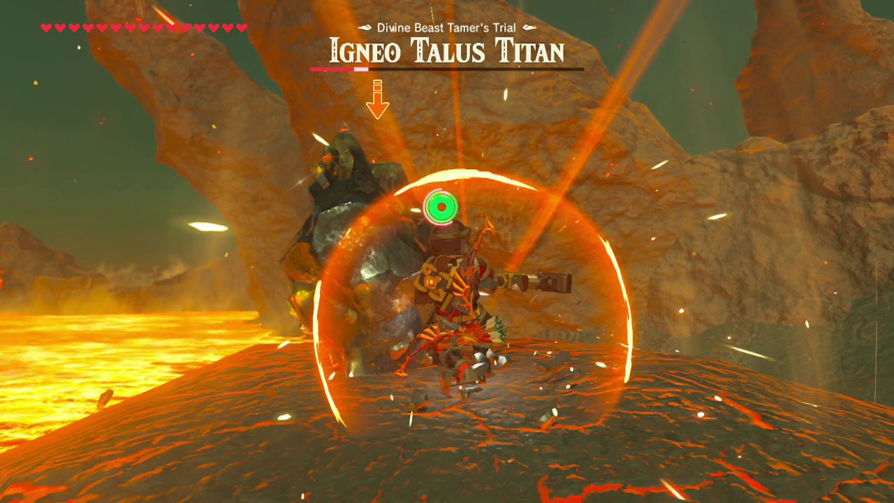 Zelda Breath Of The Wild Titanen Reihenfolge The Legend of Zelda: Breath of the Wild Boss 11 - Igneo Talus Titan