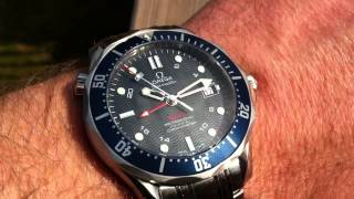 OMEGA Seamaster 300 GMT Co-axial - blue dial watch review