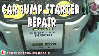 Car Jump Starter Repair. Battery Low, Will Not Charge.  Norauto Booster N900 How It Works How To Fix
