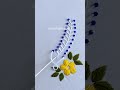 Perfect for embroidery neckline border design #sewing #embroiderylover #short