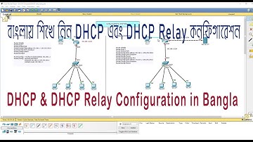 DHCP and DHCP Relay Configuration  with CISCO Router!