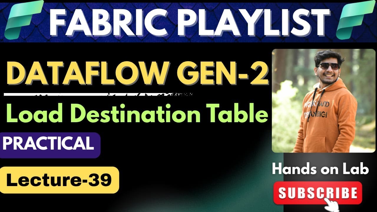 39. 📥 Load Data to Lakehouse or Warehouse in Dataflow Gen2 | Microsoft ...
