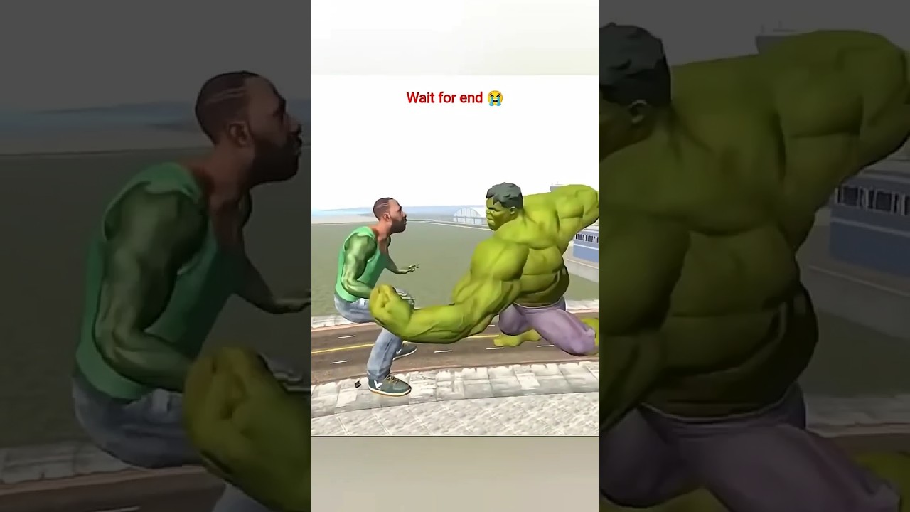 Giant Franklin Vs Giant Hulk 😱 Fight 🤜🤛 