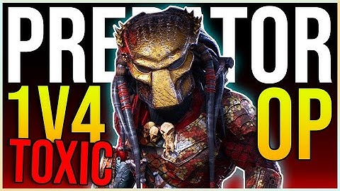 LEVEL 170 WOLF PREDATOR *TOXIC BUILD* in Predator 1v4 OP! "THEY CAN