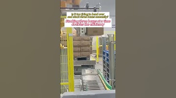 High-efficiency Palletizer Stacks Three Boxes at a Time!