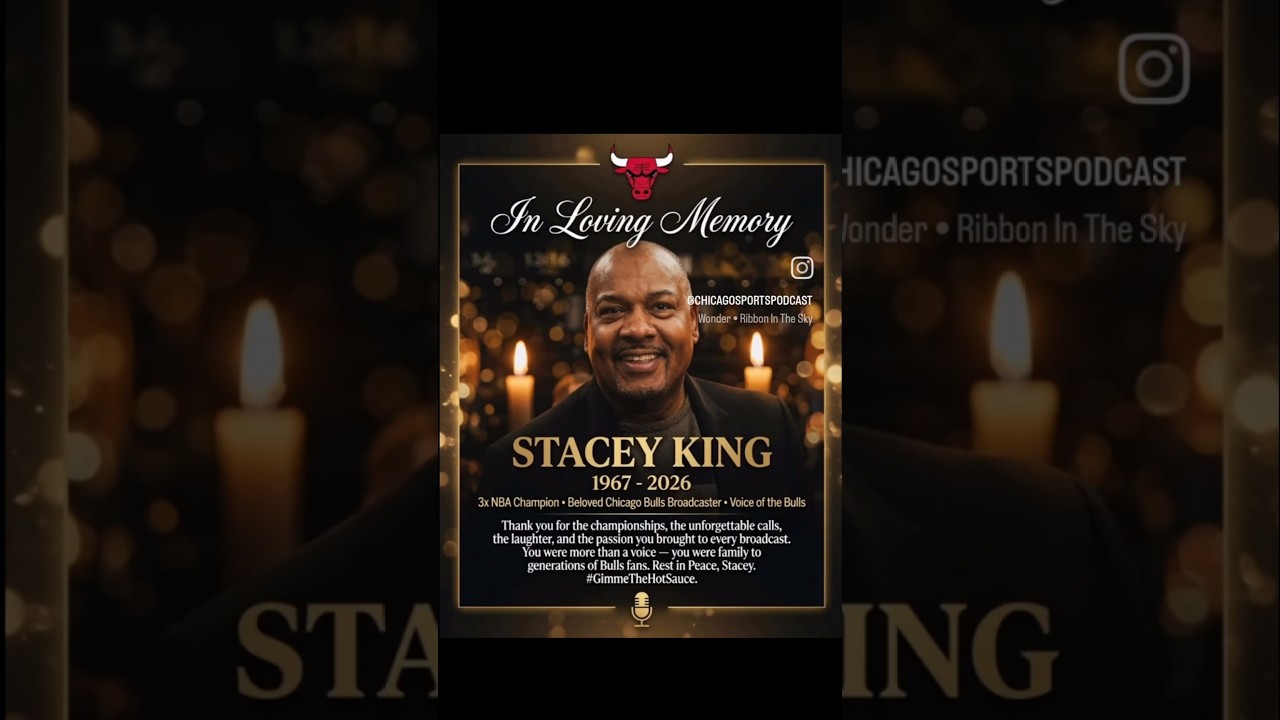 voice of the Chicago bulls #nbalegends #nba #stacyking