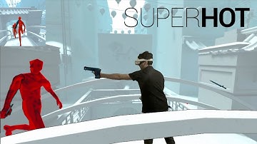 SUPERHOT in Mixed Reality (ultra-wide camera, no green screen)