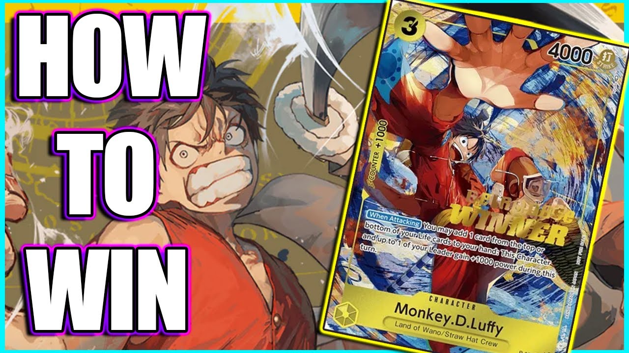 HOW TO WIN OP 04 PRE RELEASE TOURNAMENT One Piece TCG OP 04 Kingdoms HOW TO WIN OP 04 PRE RELEASE TOURNAMENT One Piece TCG OP 04 Kingdoms