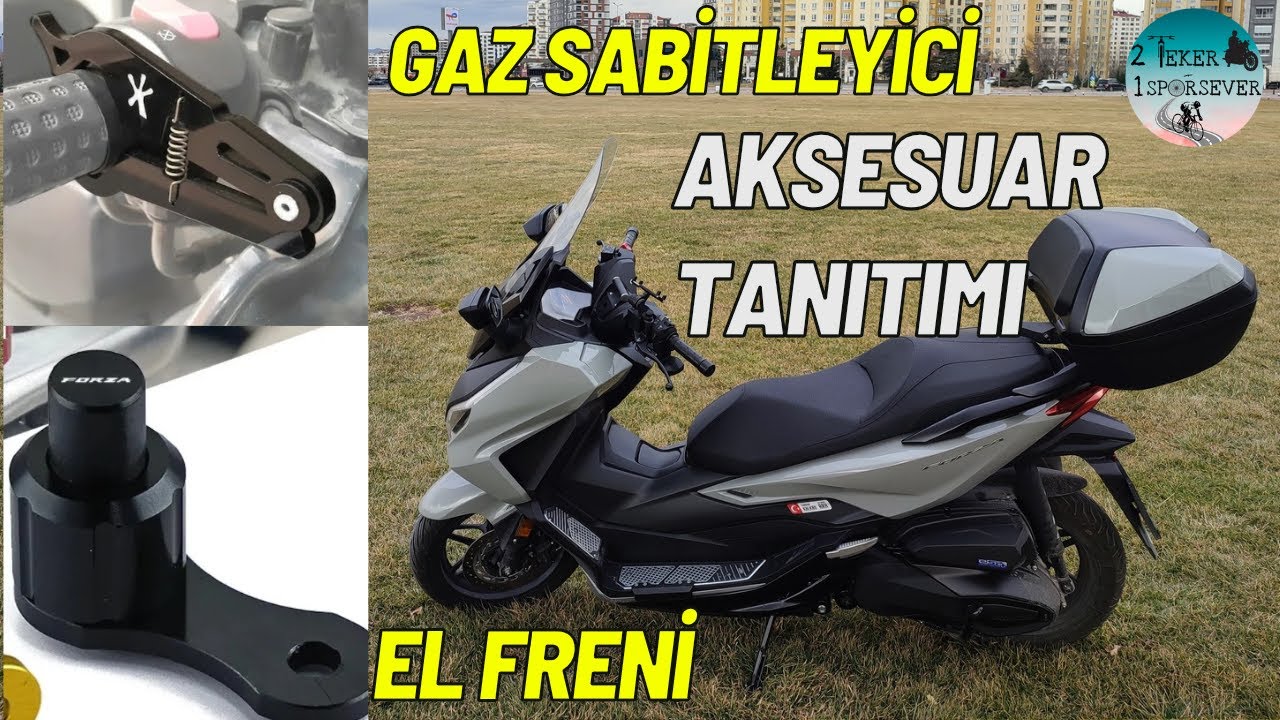 Honda Forza Aksesuarları-El Freni ve Gaz Sabitleyici