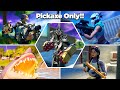 I Killed All Mythic Bosses & A Loot Shark Using Only A Pickaxe in Fortnite *IMPOSSIBLE*