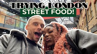 We Try London Viral Street Foods! - Spitalfields Market Edition