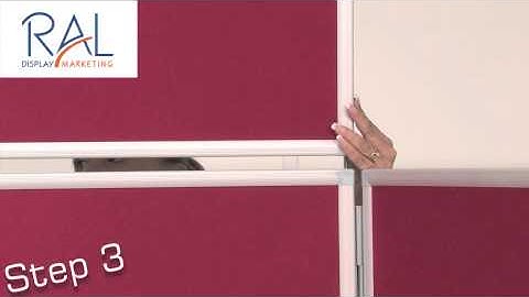 Video tutorial - 6 Panel Aluminium Folding Display Boards