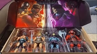 New Masters of the Universe Movie 4 pack action figures in hand 