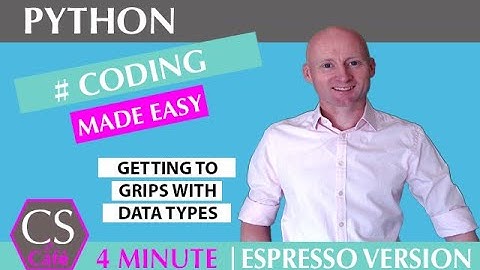 PYTHON DATA TYPES: An express introduction to using different data types in python.
