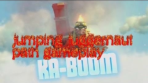 Skylanders Trap Team ka-boom jumping juggernaut path gameplay