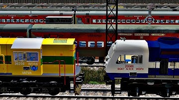 First LHB Run Ajmer Sealdah Express || Shunting at #Ajmerjunction || indianrailways in msts openrail