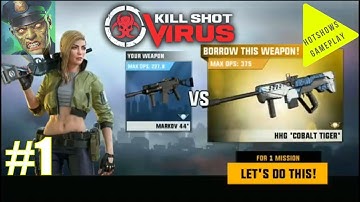 Kill Shot Virus | Android Gameplay Walkthrough | Part 1 Region 1 (Android,iOS)