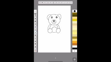 Bear 🐻#art #drawing #shorts  #painting