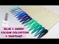 THE GEL BOTTLE INC BLUE+GREEN SWATCHES - My Gel Polish Collection