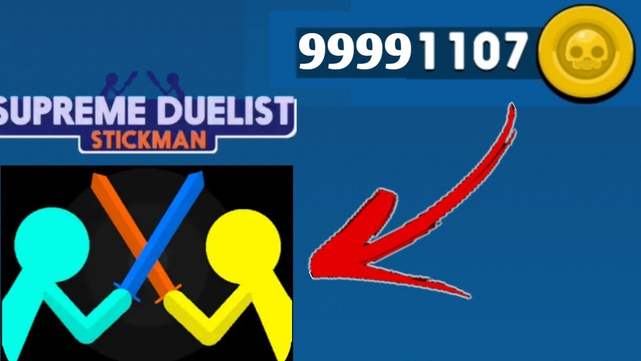 como ter dinheiro infinito no supreme duelist stickman - YouTube