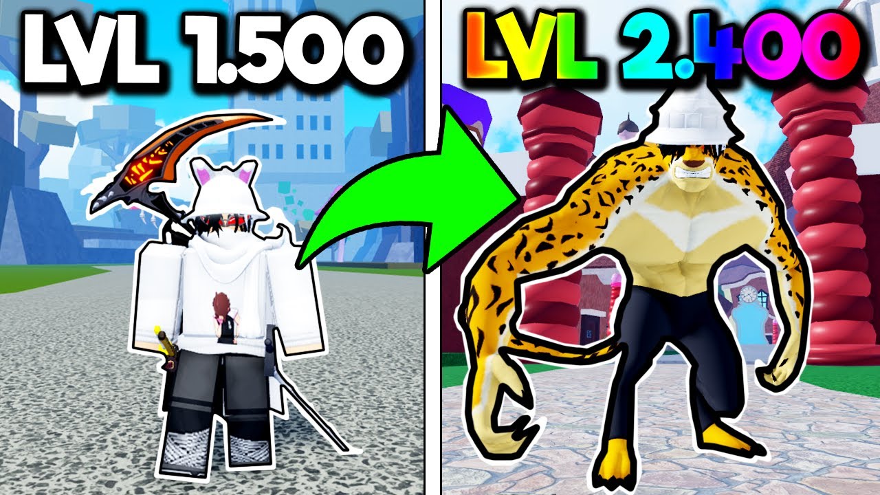 DO LEVEL 1 AO 2400 SOMENTE COM A LEOPARD #3 - USEI O NOVO CÓDIGO NO BLOX  FRUITS!! 