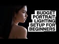 How to create a Budget Portrait Lighting Setup for Beginners