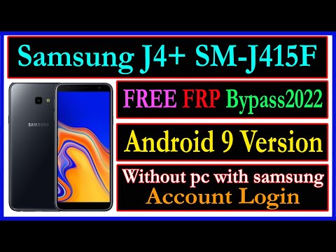 samsung j4 plus frp bypass 2022 without pc || free google account remove sm-j415