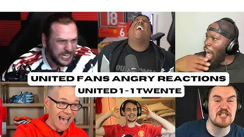 United Fans Angry Reaction 🤬 Man United 1-1 FC Twente